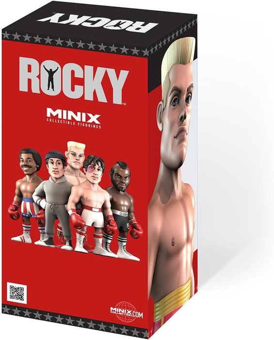 Minix Figurine de Collection Rocky - Ivan Drago, PVC 12 cm, Style Caricature Minix Figurine de Collection Rocky - Ivan Drago, PVC 12 cm, Style Caricature