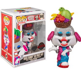 Funko Pop Bugs Bunny Looney Tunes avec chapeau de fruits effet diamant