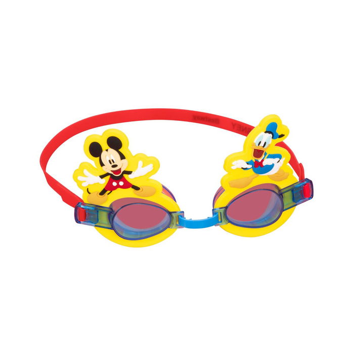 Bestway Lunettes de natation pour enfants en silicone Mickey & Friends +3 ans Plage et Piscine 09110