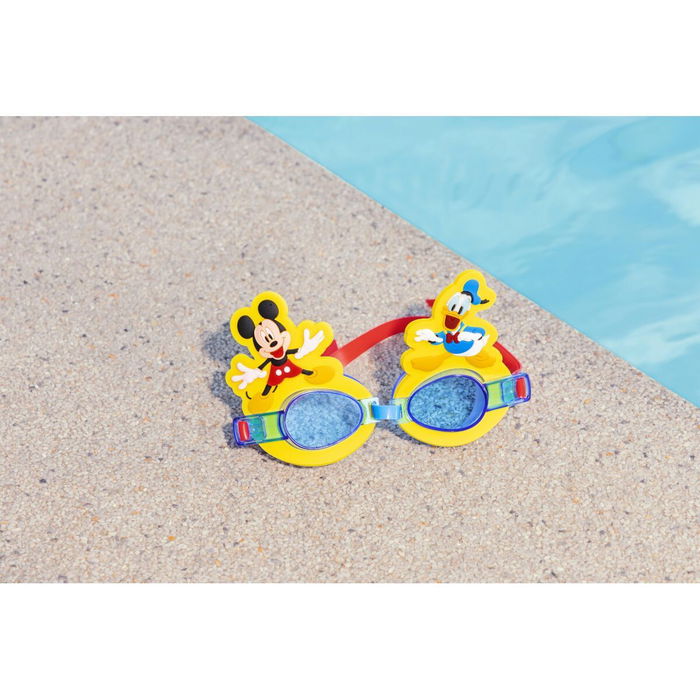Bestway Lunettes de natation pour enfants en silicone Mickey & Friends +3 ans Plage et Piscine 09110