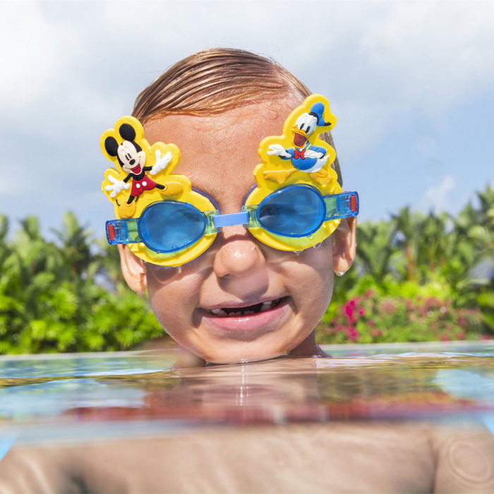 Bestway Lunettes de Natation Enfant Mickey & Friends Silicone 3-6 Ans Plage Piscine Modèle 09110 Bestway Lunettes de Natation Enfant Mickey & Friends Silicone 3-6 Ans Plage Piscine Modèle 09110