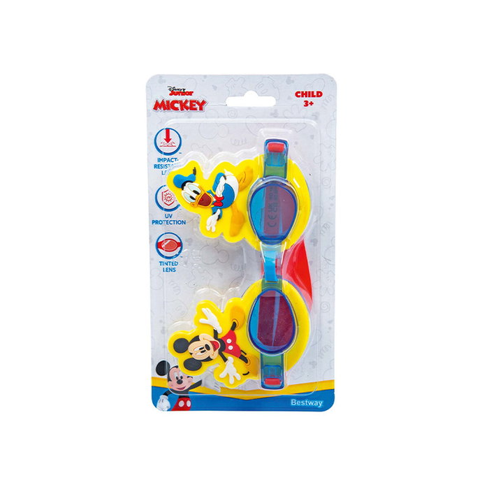 Bestway Lunettes de Natation Enfant Mickey & Friends Silicone 3-6 Ans Plage Piscine Modèle 09110 Bestway Lunettes de Natation Enfant Mickey & Friends Silicone 3-6 Ans Plage Piscine Modèle 09110