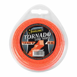 Garland Fil pour débroussailleuse Tornado carré 1,6 mm 25 m