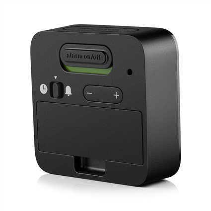Braun BC-08-B Réveil Digital avec Affichage LCD Rétroéclairé, Fonction Snooze et Design Compact - Noir