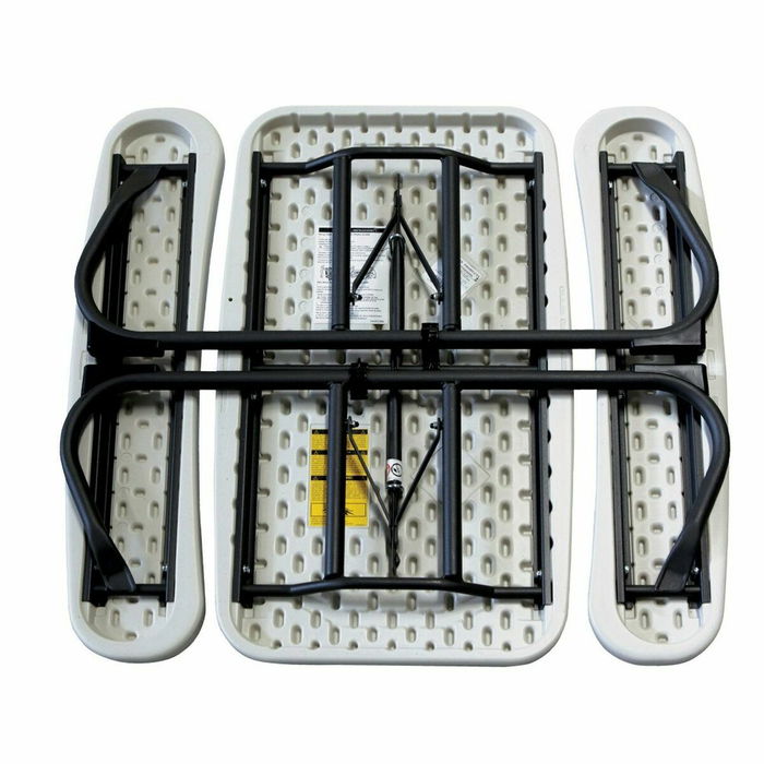 Table de pique-nique Lifetime Pliable Crème Acier 82,5 x 90 x 53,5 cm Table de pique-nique Lifetime Pliable Crème Acier 82,5 x 90 x 53,5 cm