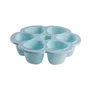 Beaba Multiportions Moule de congélation en silicone, 6x150 ml, Bleu