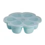 Beaba Multiportions Moule de congélation en silicone, 6x150 ml, Bleu