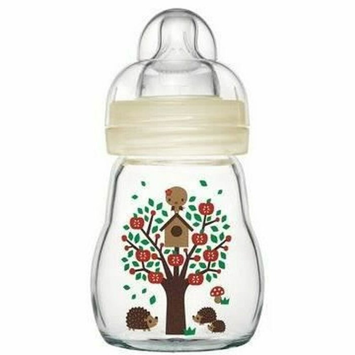 Mam Biberon Verre Nature 170ml - Tétine Débit 1