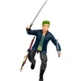 One Piece - Figurine articulée Zoro - 15 cm - 12 points d'articulation - Avec accessoires - Inspirée de l'adaptation Netflix - À partir de 4 ans