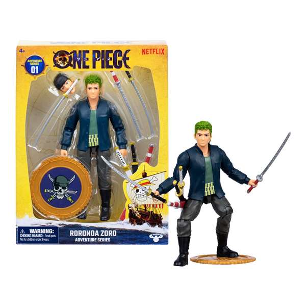 Moose Toys Figurine articulée Zoro 15 cm One Piece Moose Toys Figurine articulée Zoro 15 cm One Piece