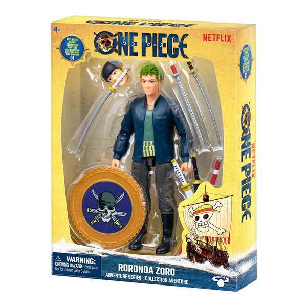 Moose Toys Figurine articulée Zoro 15 cm One Piece Moose Toys Figurine articulée Zoro 15 cm One Piece