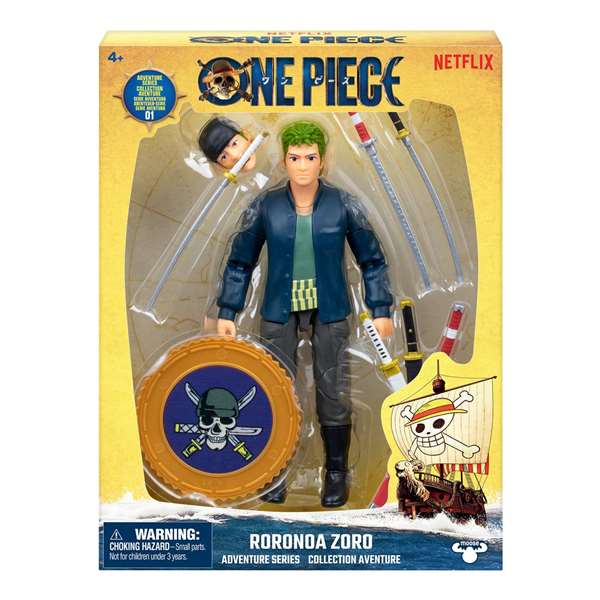 Moose Toys Figurine articulée Zoro 15 cm One Piece Moose Toys Figurine articulée Zoro 15 cm One Piece