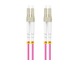 Lanberg FO-LULU-MD41-0010-VT Câble Fibre Optique OM4 LC/UPC 1m Violet