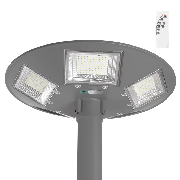 Luminaria Solar LED 150W 15000Lm 4000K Gris Luminaria Solar LED 150W 15000Lm 4000K Gris