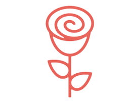 Misskuty Pochoir fin ZAG Fleurs et Plantes rose