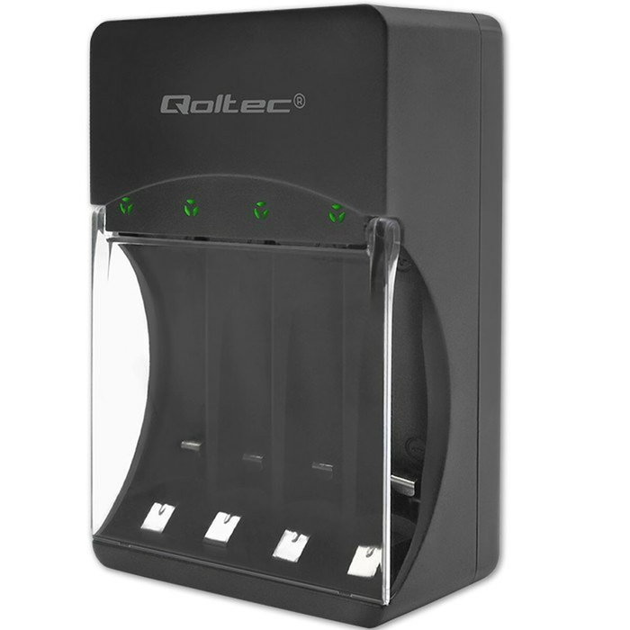 Chargeur de batterie Qoltec 50653 Chargeur de batterie Qoltec 50653
