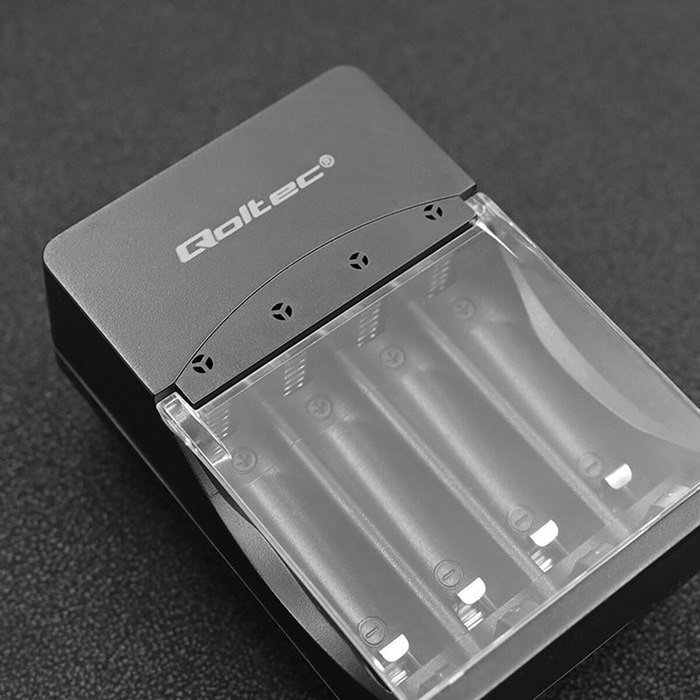 Chargeur de batterie Qoltec 50653 Chargeur de batterie Qoltec 50653
