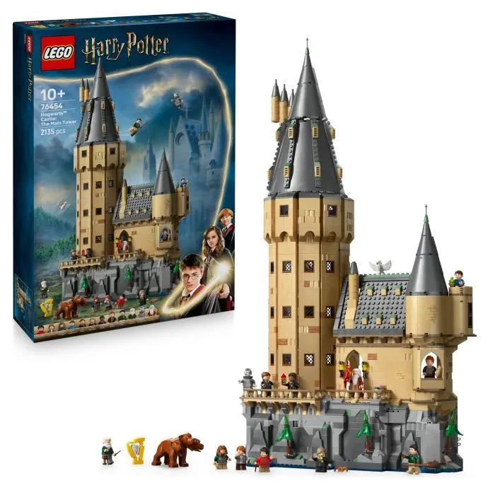 LEGO Jeu de Construction Harry Potter 76454 Le Château de Poudlard : la Tour Principale - Set de 2135 Pièces avec 12 Figurines pour Enfant 10 Ans LEGO Jeu de Construction Harry Potter 76454 Le Château de Poudlard : la Tour Principale - Set de 2135 Pièces avec 12 Figurines pour Enfant 10 Ans