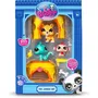 Bandai Littlest Pet Shop BF00515 - Pack Tiki Jungle de 7e Génération avec 3 Animaux à Tête Bobblin' et Accessoires - Jeu de Collection Enfant 4 Ans et Plus