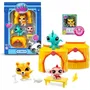 Bandai Littlest Pet Shop BF00515 - Pack Tiki Jungle de 7e Génération avec 3 Animaux à Tête Bobblin' et Accessoires - Jeu de Collection Enfant 4 Ans et Plus