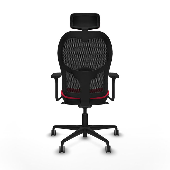Piqueras y Crespo Chaise de Bureau avec Appui-tête Jorquera 3D036G2 Rouge