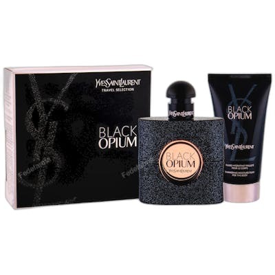 Yves Saint Laurent Coffret Black Opium avec Eau de Parfum et Lotion Hydratante 50 ml Yves Saint Laurent Coffret Black Opium avec Eau de Parfum et Lotion Hydratante 50 ml