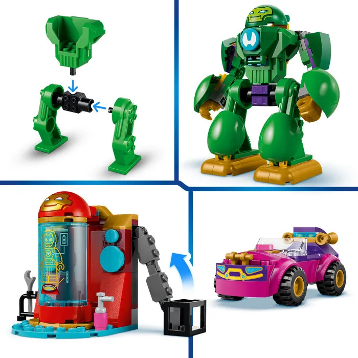 LEGO Marvel Iron Man et ses Amis Incroyables 11211 Loki contre la Team Iron Man - Jouet de construction