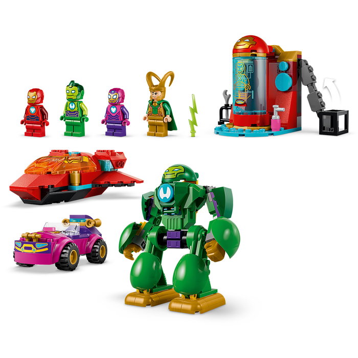 LEGO Marvel Loki contre l'équipe Iron Man 11211 avec 4 minifigurines
