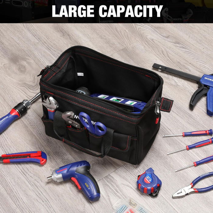 Sac à outils Workpro 30 x 18 x 20 cm Plastique 30 L