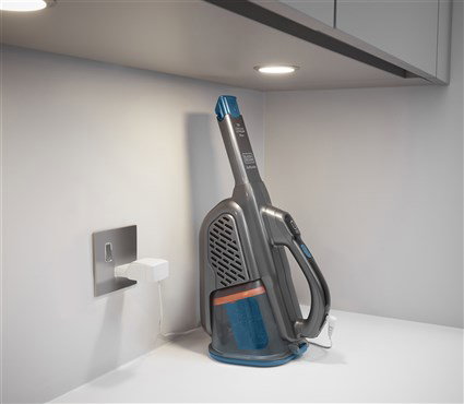 Black+Decker BHHV-320-J Aspirateur balai main cyclonique sans fil 12V - Aspirador de mano RECOGETODO avec batterie Lithium et indicateur LED