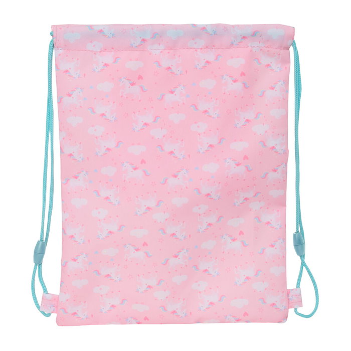 Sac à dos serré par des ficelles Glow Lab Rose 26 x 34 x 1 cm