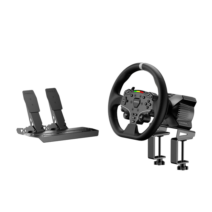 Moza Racing Volant et Pédalier R3 - RS074 - Volant de course compatible PC et PS4/PS5, Noir Moza Racing Volant et Pédalier R3 - RS074 - Volant de course compatible PC et PS4/PS5, Noir