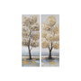 Toile Home ESPRIT Toile Bois MDF 30 x 3 x 90 cm
