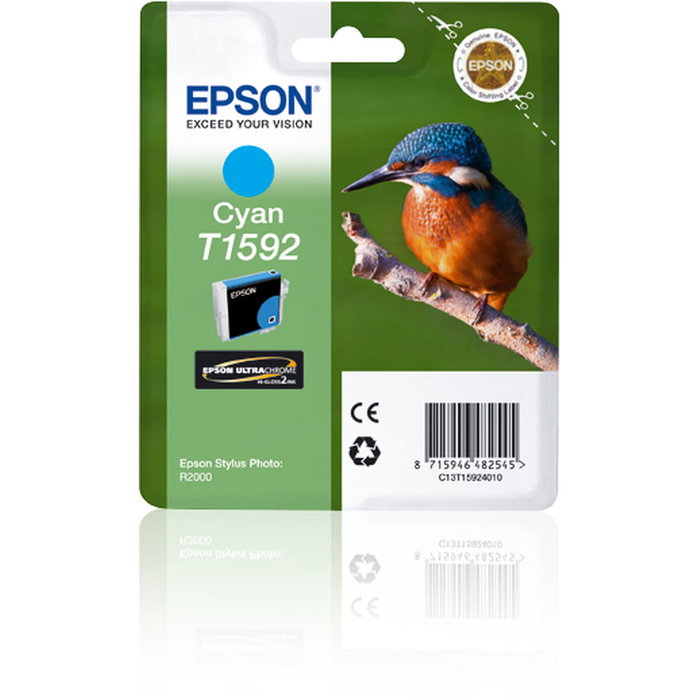 Epson Cartouche d'encre T1592 Cyan 17 ml C13T15924010