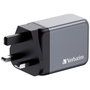 Verbatim Chargeur mural GaN GNC-65 65W - 2 x USB-C et 1 x USB-A