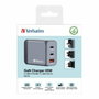 Verbatim Chargeur mural GaN GNC-65 65W - 2 x USB-C et 1 x USB-A