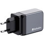 Verbatim GNC-65 Chargeur Mural GaN 65W avec 2 x USB-C PD et 1 x USB-A QC 3.0