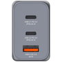 Verbatim GNC-65 Chargeur Mural GaN 65W avec 2 x USB-C PD et 1 x USB-A QC 3.0