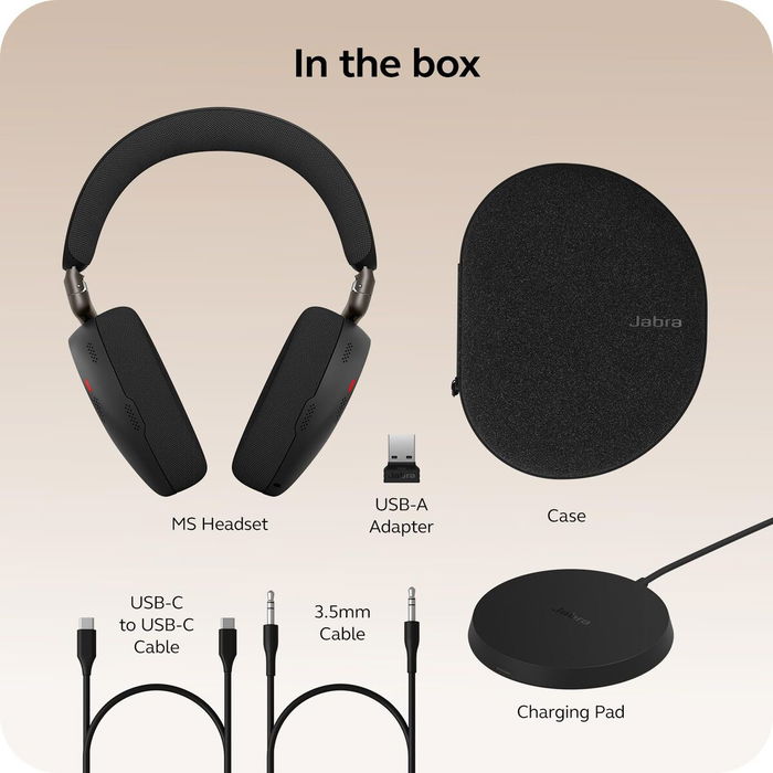 Casque Bluetooth à Bandeau Jabra EVOLVE3 85 Noir