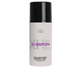 Xhekpon Masque de Nuit Régénérant au Collagène Hydrolysé - Peeling Doux aux Acides et Apaisement, 30 ml