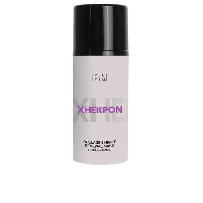 Xhekpon Masque de Nuit Régénérant au Collagène Hydrolysé - Peeling Doux aux Acides et Apaisement, 30 ml Xhekpon Masque de Nuit Régénérant au Collagène Hydrolysé - Peeling Doux aux Acides et Apaisement, 30 ml