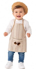 Creaciones Llopis Castañero à rayures marron Gde 1-2 ans