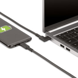StarTech.com Câble USB-C RUSB31CC1MBR Noir 1m (Connecteur 90°)