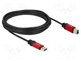 DELOCK Câble USB A vers USB B 5m noir