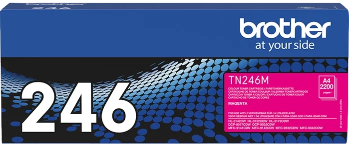 Brother TN-246M Toner magenta pour 2 200 pages Brother TN-246M Toner magenta pour 2 200 pages