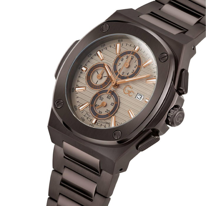 GC Y99013G1MF - Montre Homme Coussin Shape Gris