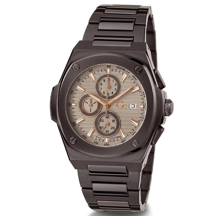 GC Y99013G1MF - Montre Homme Coussin Shape Gris