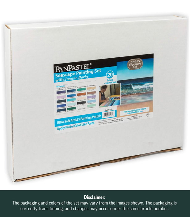 Panpastel Kit 20 - Paysage Marin Joanne Barby avec outils Sofft et palette Panpastel Kit 20 - Paysage Marin Joanne Barby avec outils Sofft et palette