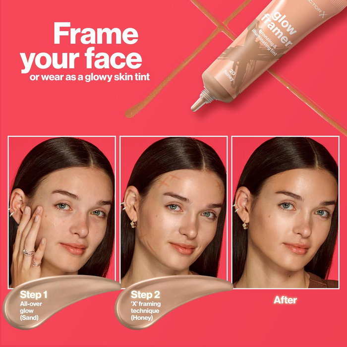 Max Factor Glow Framer Teinte bronzante et illuminatrice n° 20 - Miel
