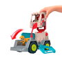 Imaginext - Véhicule de Secours Jurassic World Trek 'n Transform avec Transformation, Scanner à Rayons X, Lance-Projetiles et Figurines - Référence Jkf46